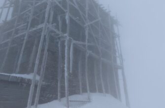 На горі Піп Іван хмарно, -6°С