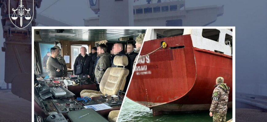 Україна арештувала судно рф, яке вивозило українське зерно через окупований Крим