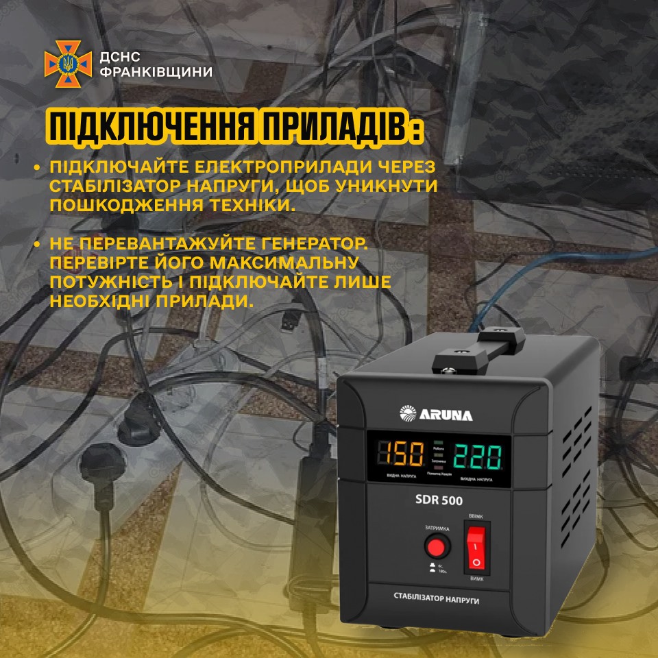 shmgshch - Правила безпечного використання генераторів - rai.ua