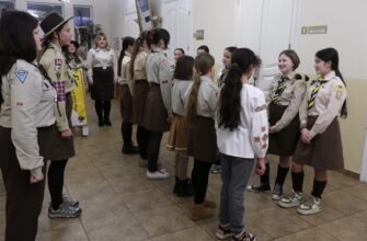 Надвірнянські скаути провели пластовий церемоніал. Відео