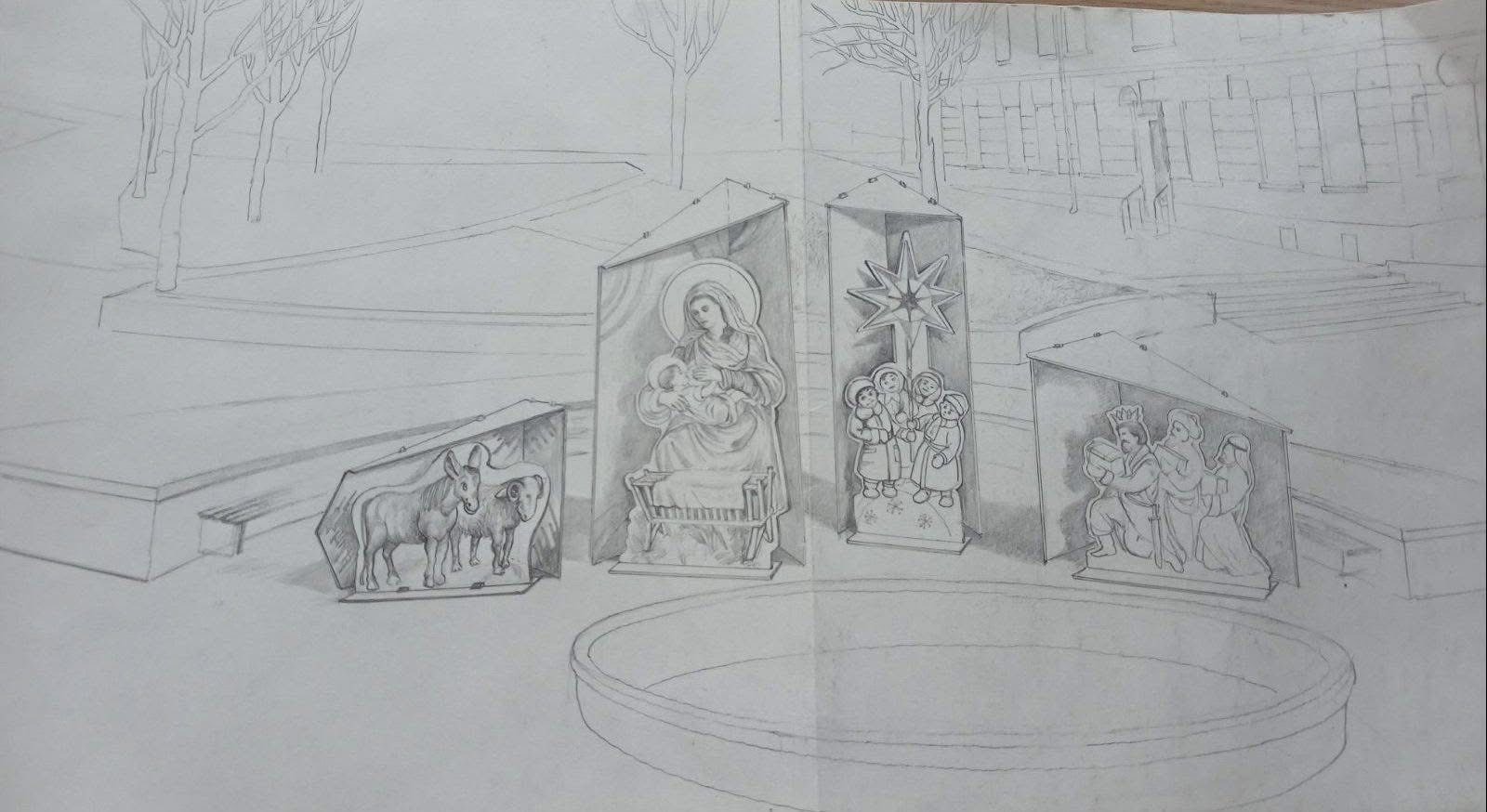 ugn6shch - У виставковій залі Калуша триває створення різдвяної мистецької композиції - rai.ua