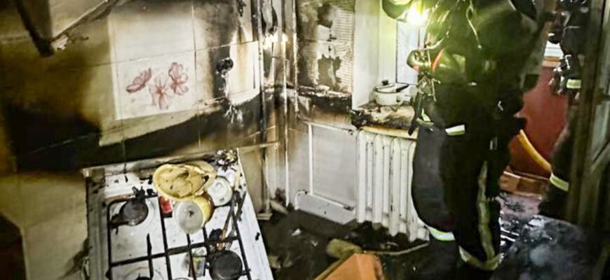 В Івано-Франківську горів п’ятиповерховий житловий будинок