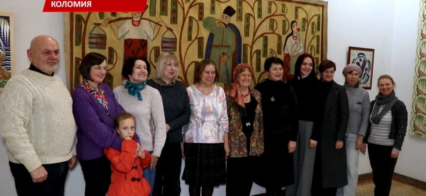 У Коломиї презентували виставку «Золоте перевесло». Відео