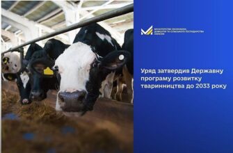 Уряд затвердив Державну цільову економічну програму розвитку тваринництва