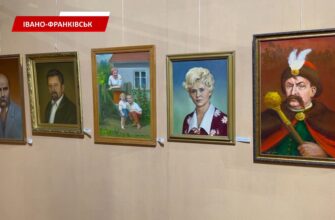 В Івано-Франківську презентували виставку робіт 92-річного художника. Відео