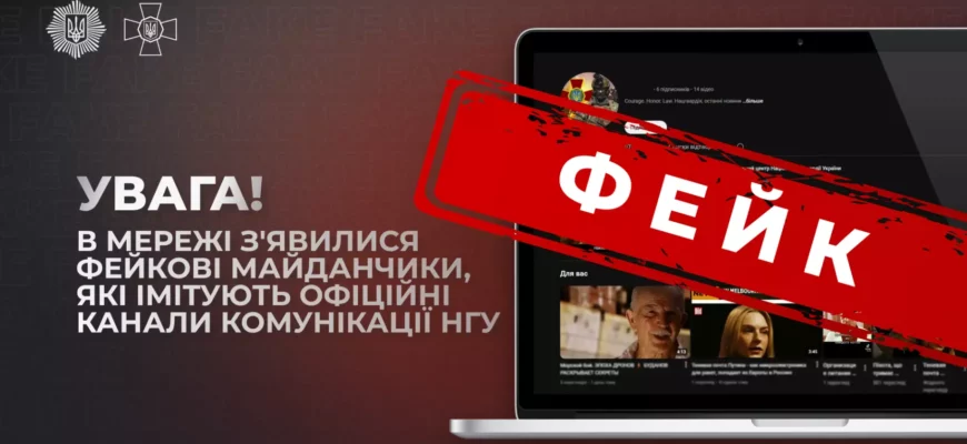 В мережі з'явилися імітації офіційних каналів НГУ