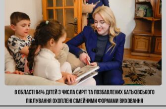 На Прикарпатті 94% дітей-сиріт виховуються у сім’ях