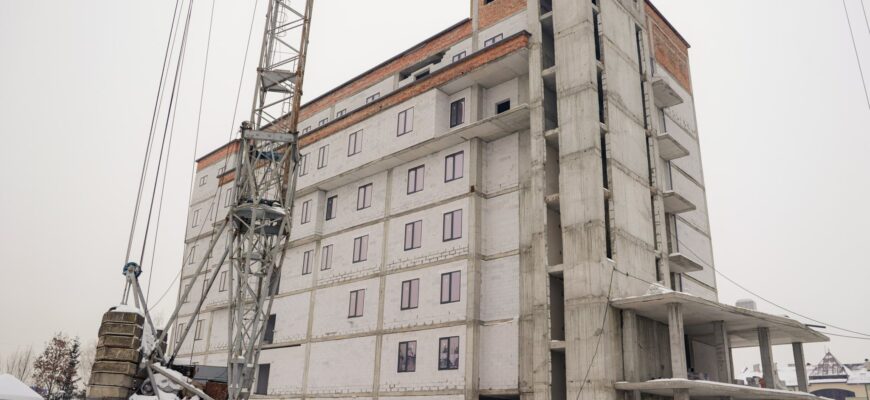 В Івано-Франківську триває будівництво Регіонального центру реабілітаційного лікування