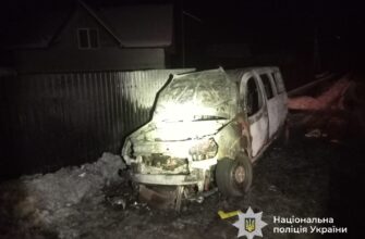 Прикарпатські поліцейські затримали підозрюваного у підпалі автомобіля