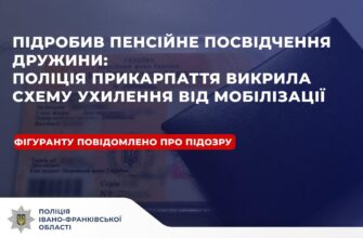 Франківець підробив пенсійне посвідчення по інвалідності дружини