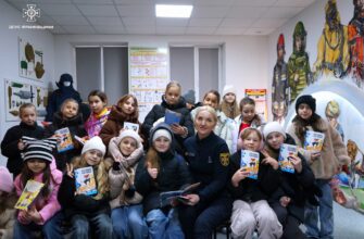 30 учнів приватної гімназії завітали до рятувальників у Клас безпеки