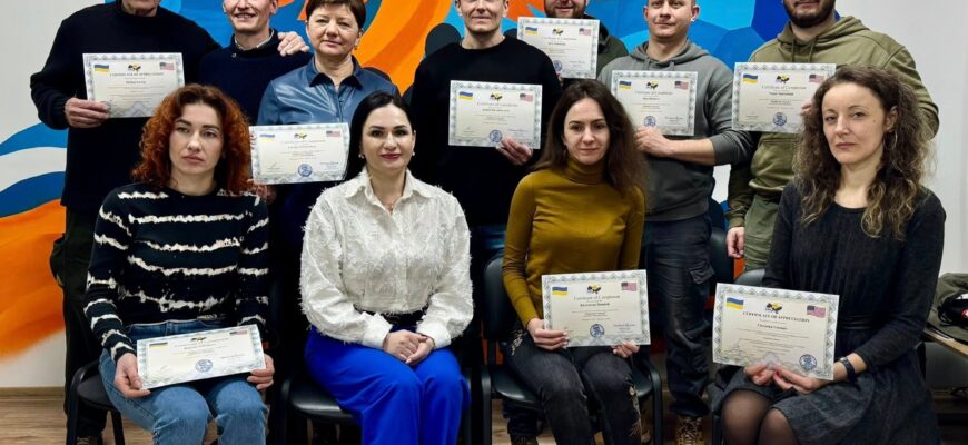 Курс англійської мови у просторі «Ветеран ПРО» завершено