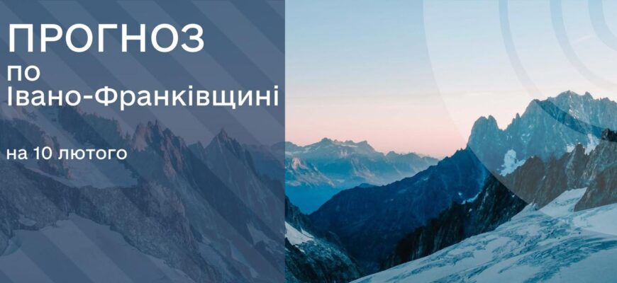 Прогноз погоди на 10 лютого 2026