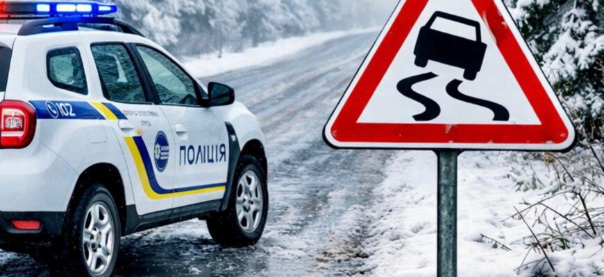 Поліція закликає учасників дорожнього руху бути уважними на автошляхах