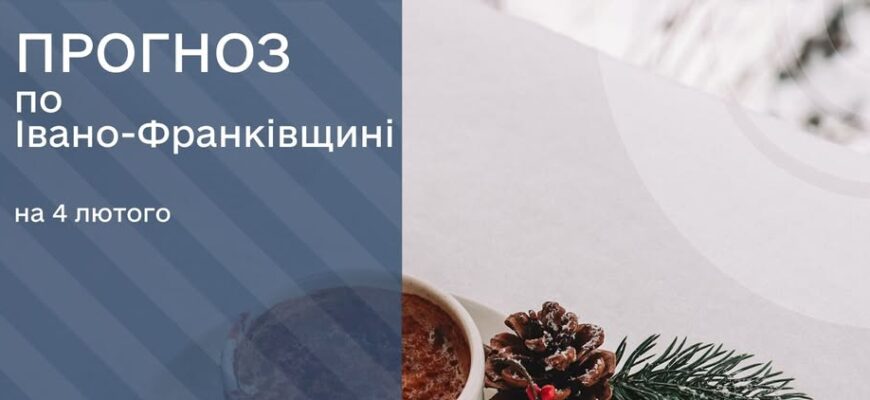 Прогноз погоди на 4 лютого 2026 року
