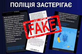 Поліція застерігає: шахраї маскуються під міжнародну фінансову допомогу