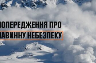 Рятувальники попереджають про снiголавинну небезпеку