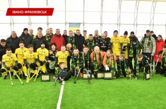 «Прикарпаття-Благо» зіграло проти ампфутболістів із клубу «Бартка». Відео