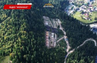 У Буковелі триває будівництво котеджного містечка MONHAUS