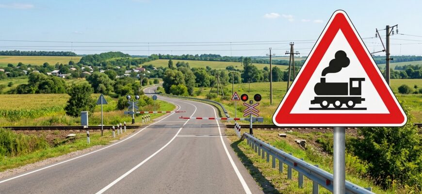 До уваги водіїв: збільшилась кількість ДТП на залізничних переїздах у 2025 році