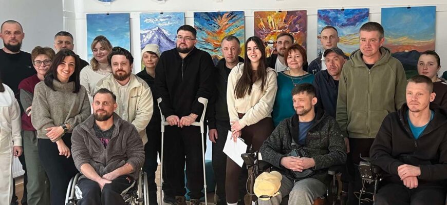 У Надвірній провели арттерапію для військових