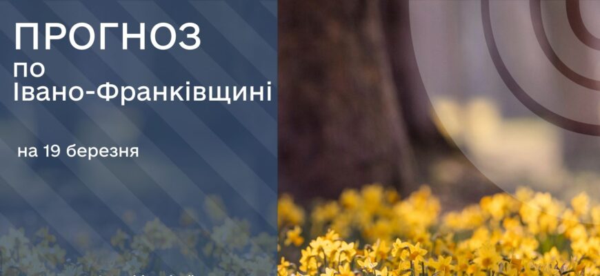 Прогноз погоди на 19 березня 2026 року