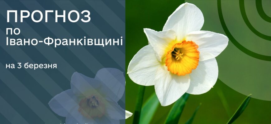 Прогноз погоди на 3 березня 2026 року