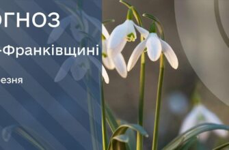 Прогноз погоди на 12 березня 2026 року