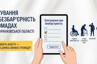 Стартувало опитування про безбар’єрність у громадах