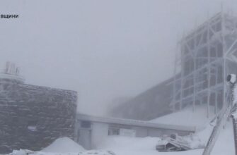 На Піп Івані температура опускається до -8°C