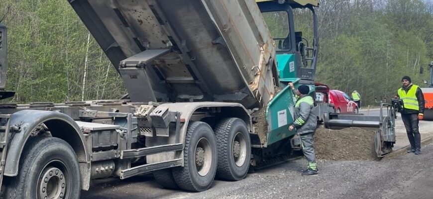 На об’їзній Івано-Франківська розпочали ремонт дорожнього покриття