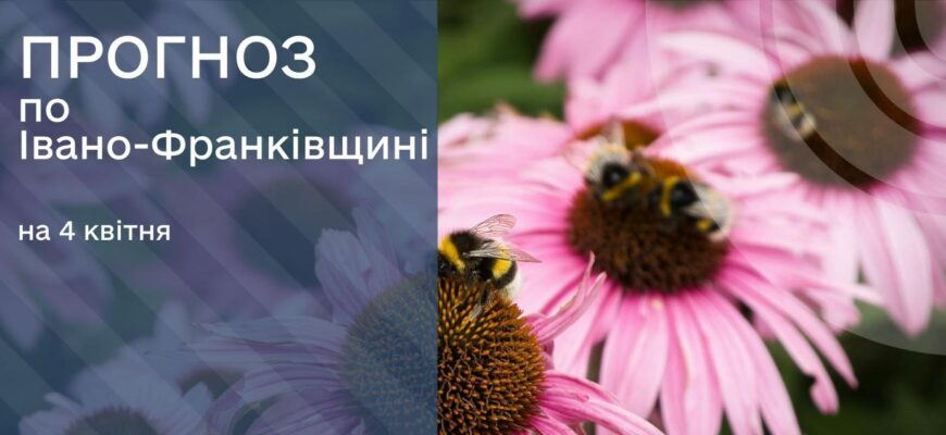 Прогноз погоди на 4 квітня 2026 року