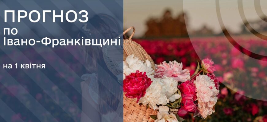 Прогноз погоди на 1 квітня 2026 року