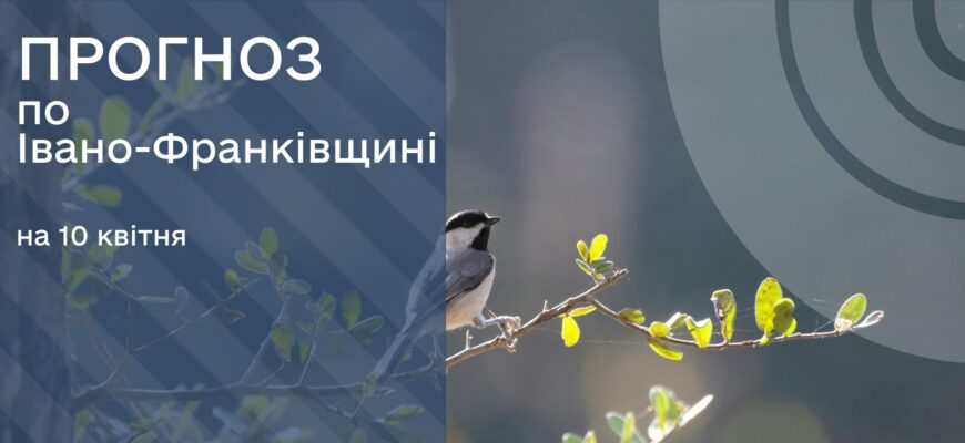 Прогноз погоди на 10 квітня 2026 року