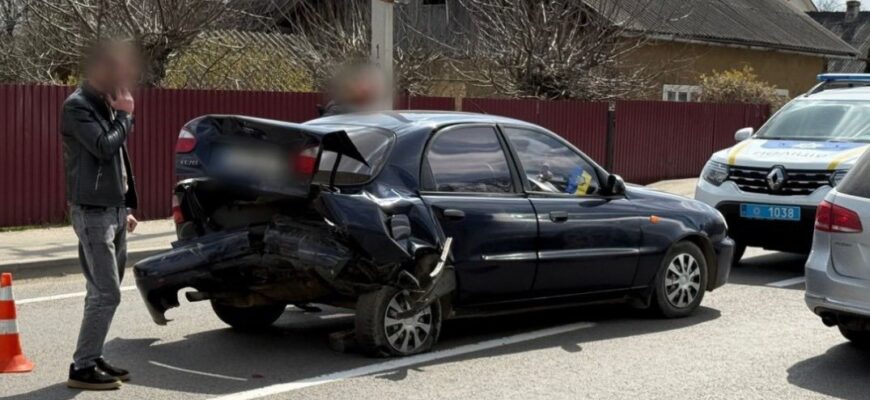 За добу на Прикарпатті в ДТП травмувалися п’ятеро осіб, серед них - двоє дітей