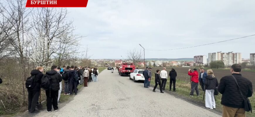 Мешканці Бурштина взялися за лопати та саджанці, щоб прикрасити свою громаду. Відео