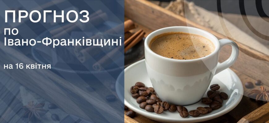 Прогноз погоди на 16 квітня 2026 року