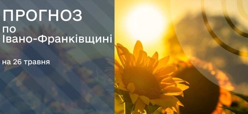 Прогноз погоди на 26 травня 2026 року