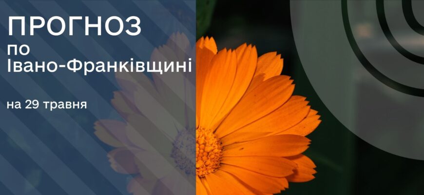 Прогноз погоди на 29 травня 2026 року