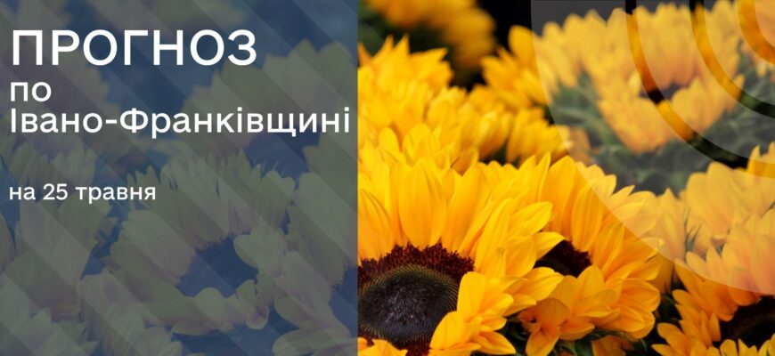 Прогноз погоди на 25 травня 2026 року