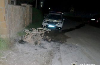 Підпалив квадроцикл односельчанки: поліцейські затримали чоловіка