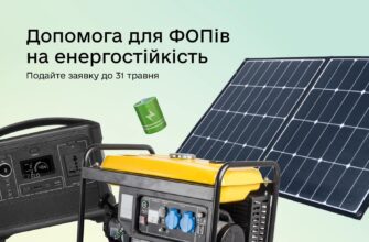 ФОПи Прикарпаття можуть подати заявки на програму енергостійкості