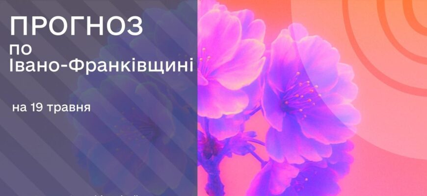 Прогноз погоди на 19 травня 2026 р