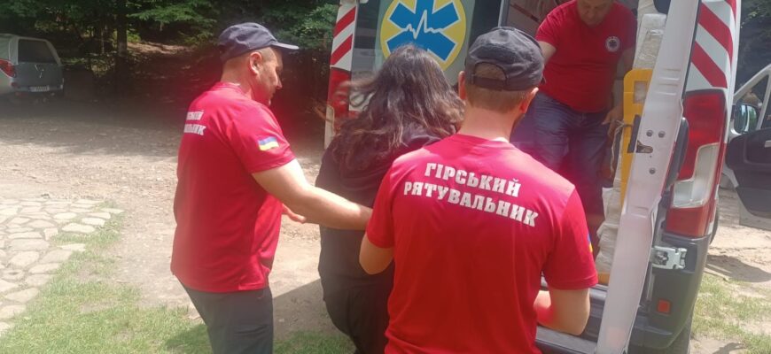 Гірські рятувальники Прикарпаття двічі надавали допомогу туристам