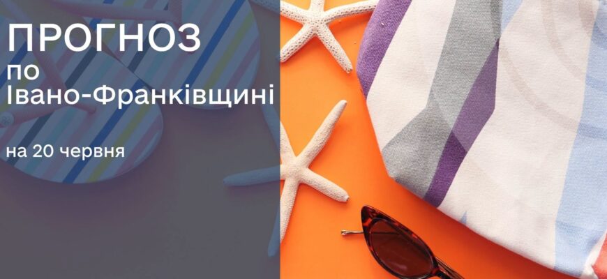 Прогноз погоди на 20 червня 2026 року