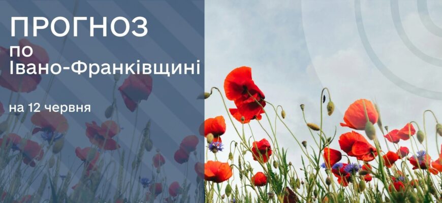 Прогноз погоди на 12 червня 2026 року