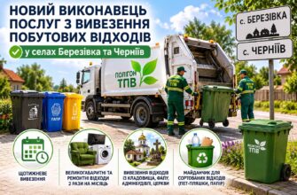 У селах Березівка та Черніїв буде новий виконавець послуг з вивезення відходів
