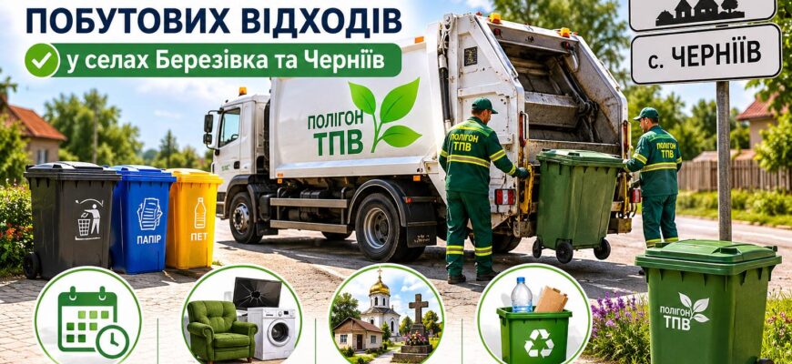 У селах Березівка та Черніїв буде новий виконавець послуг з вивезення відходів