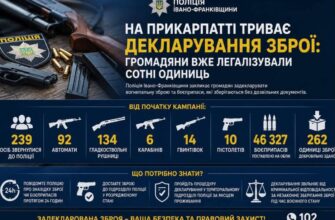 На Прикарпатті триває декларування зброї