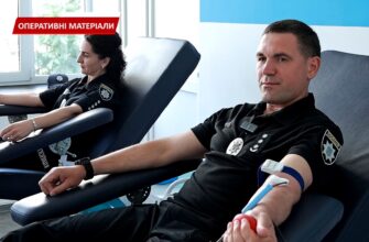 Поліцейські Прикарпаття долучилися до донорства крові. Відео